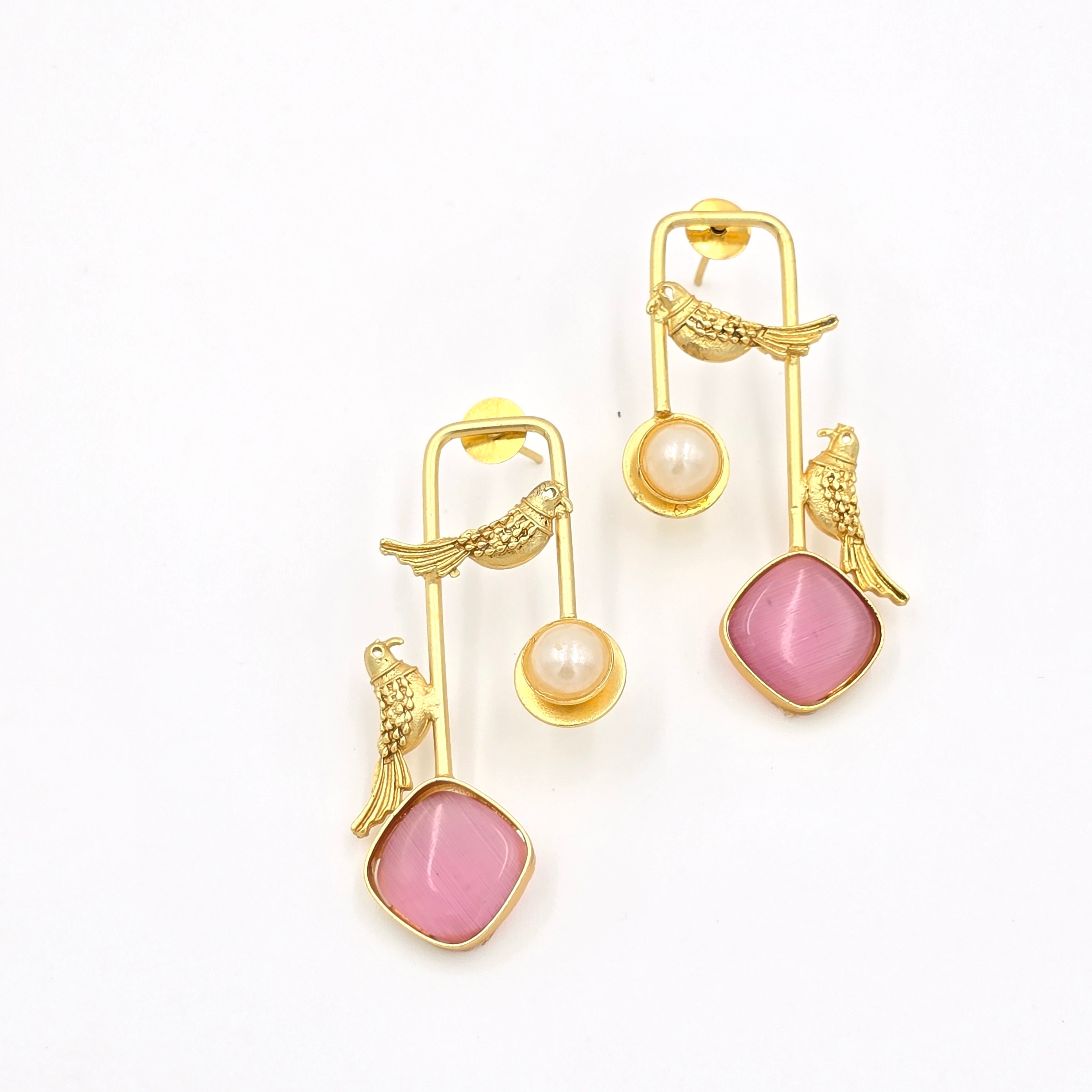 Statement Danglers with Bird