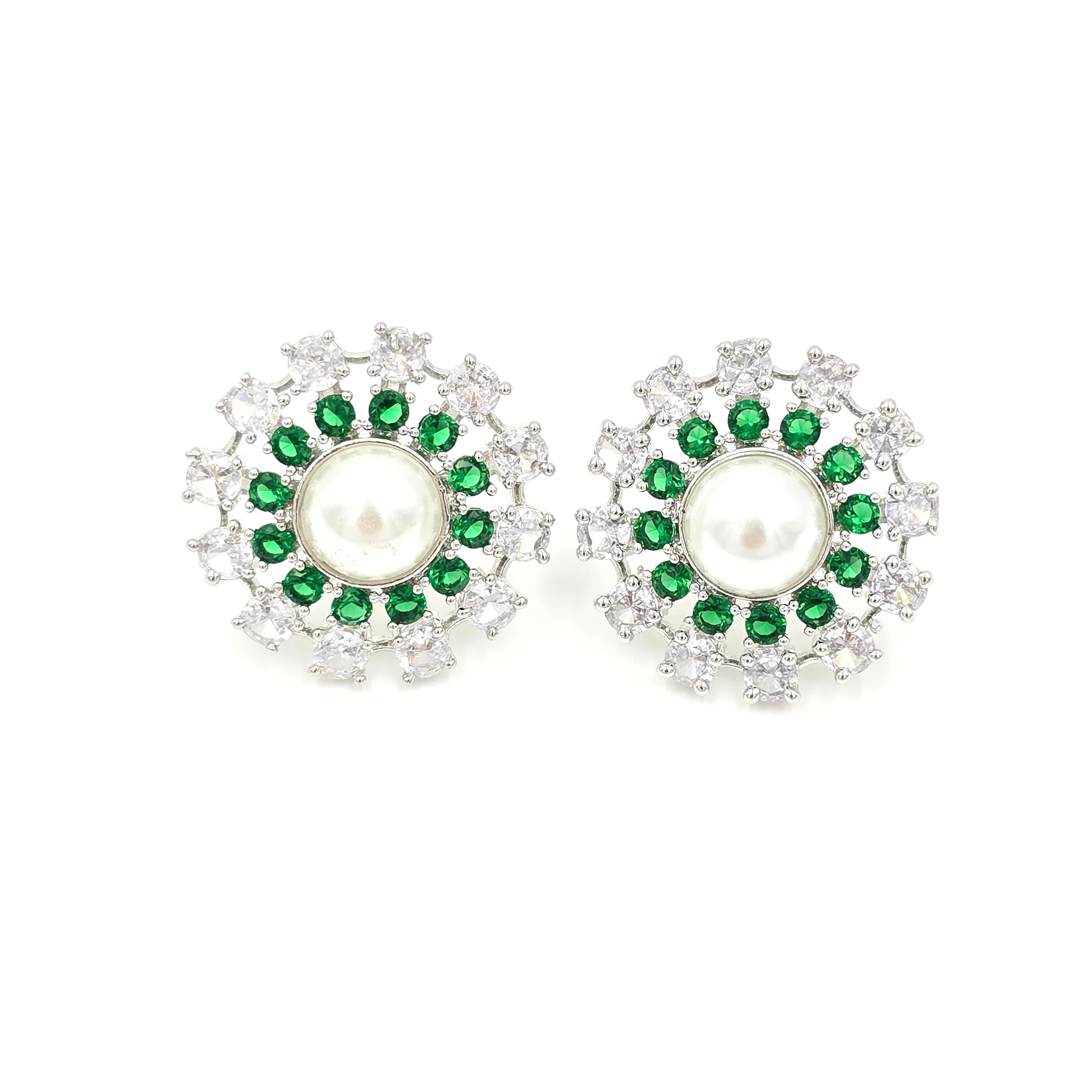 Emerald Éclat Studs
