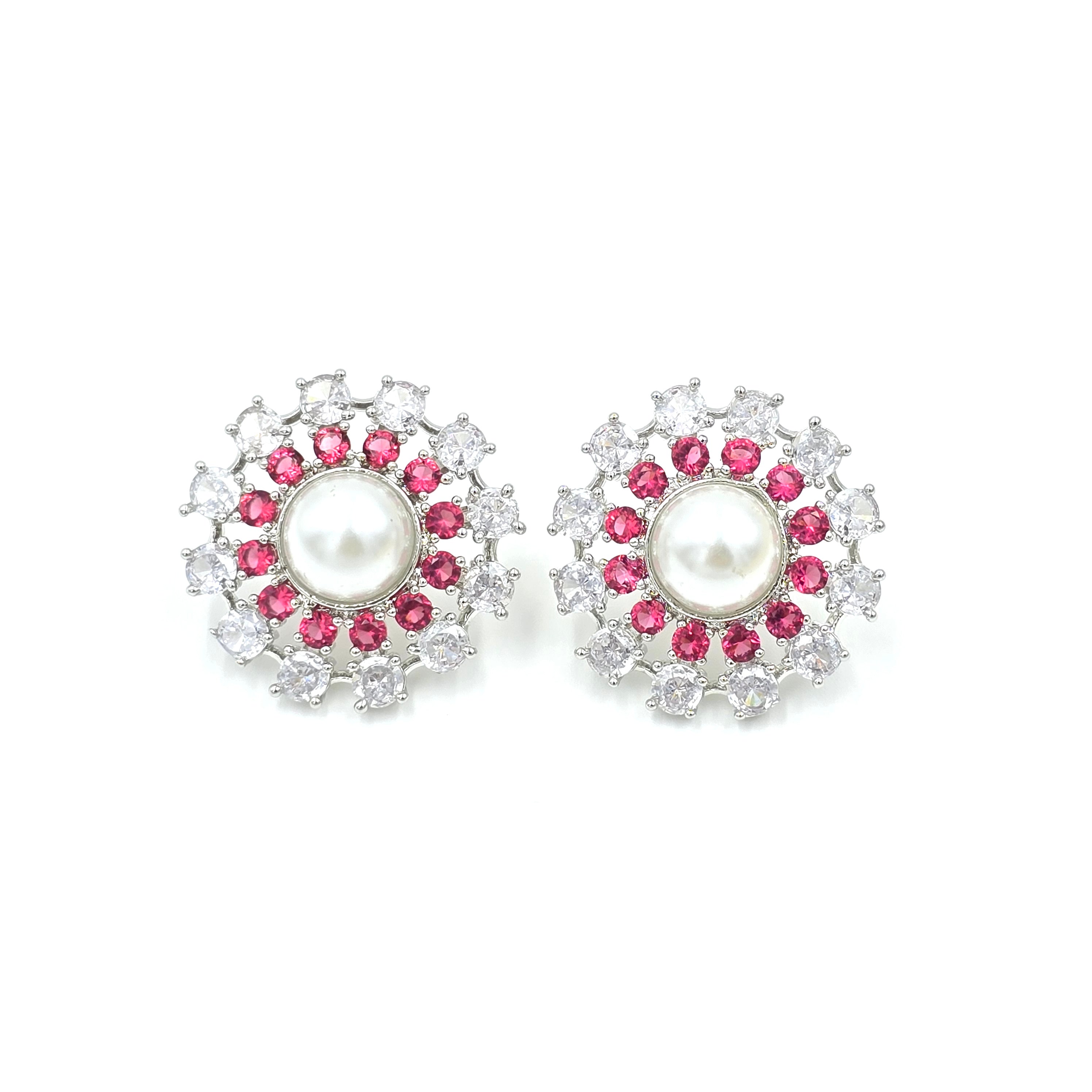Ruby Éclat Studs