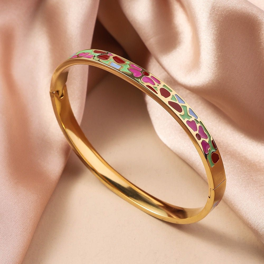 Enamel Statement Bracelet