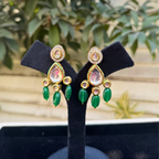 Mughal Panna earrings