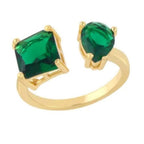 Adjustable Zircon Ring