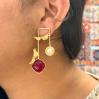 Statement Danglers with Bird