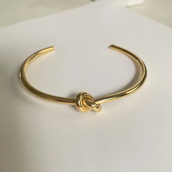 18K Gold Plated Mini Knot Bracelet