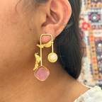 Statement Danglers with Bird