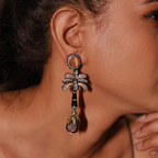 Vanika Earrings - Purple