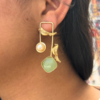 Statement Danglers with Bird