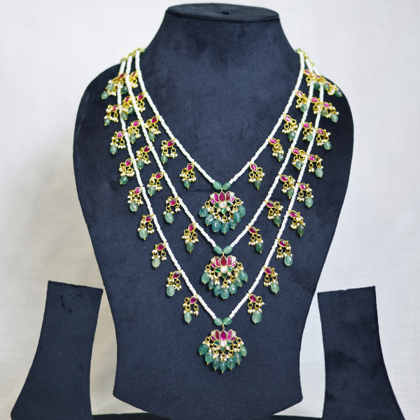 Padmika Triple Layered Necklace