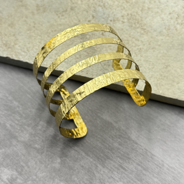 Fourfold Brass Bracelet Adjustable (Anti Tarnish)