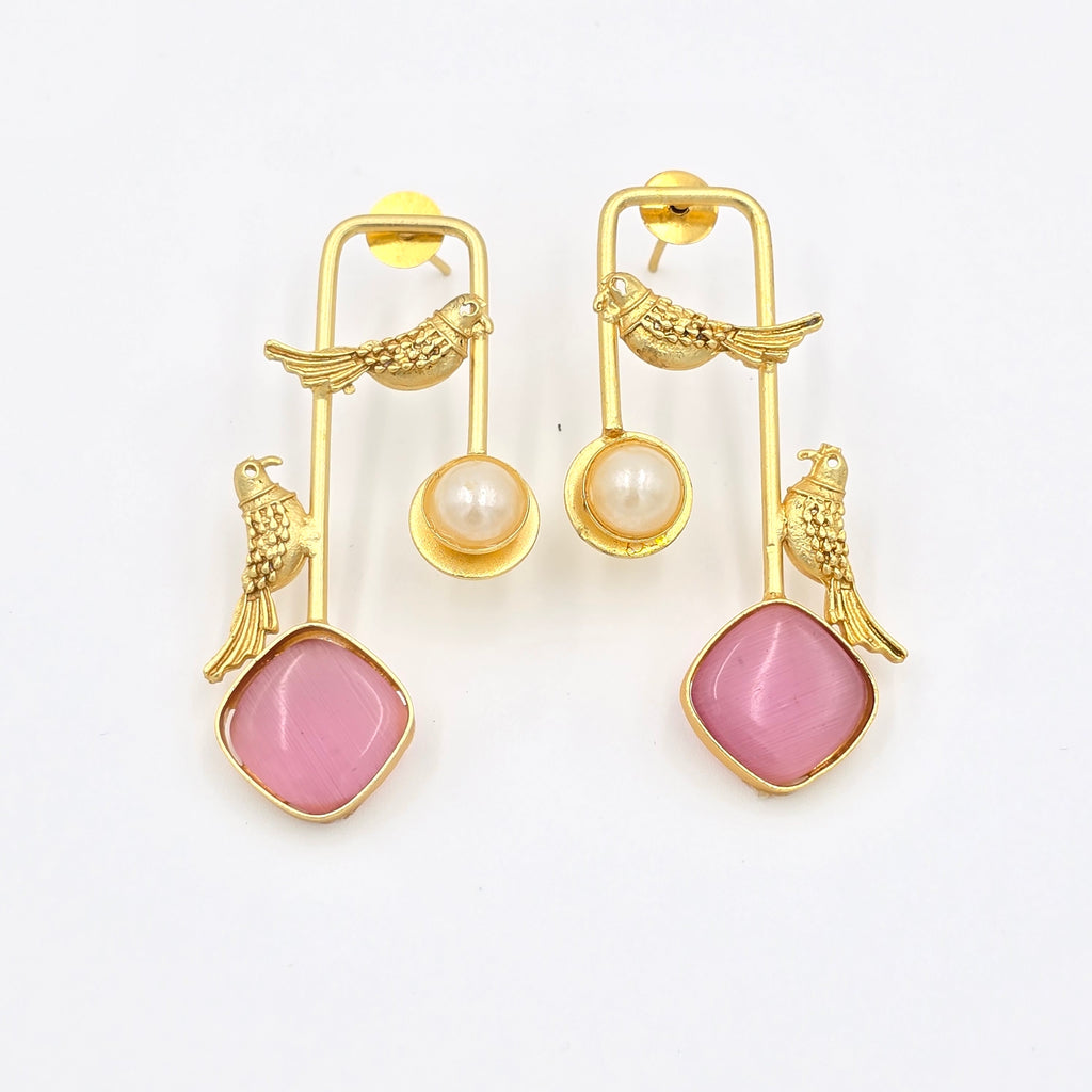 Statement Danglers with Bird