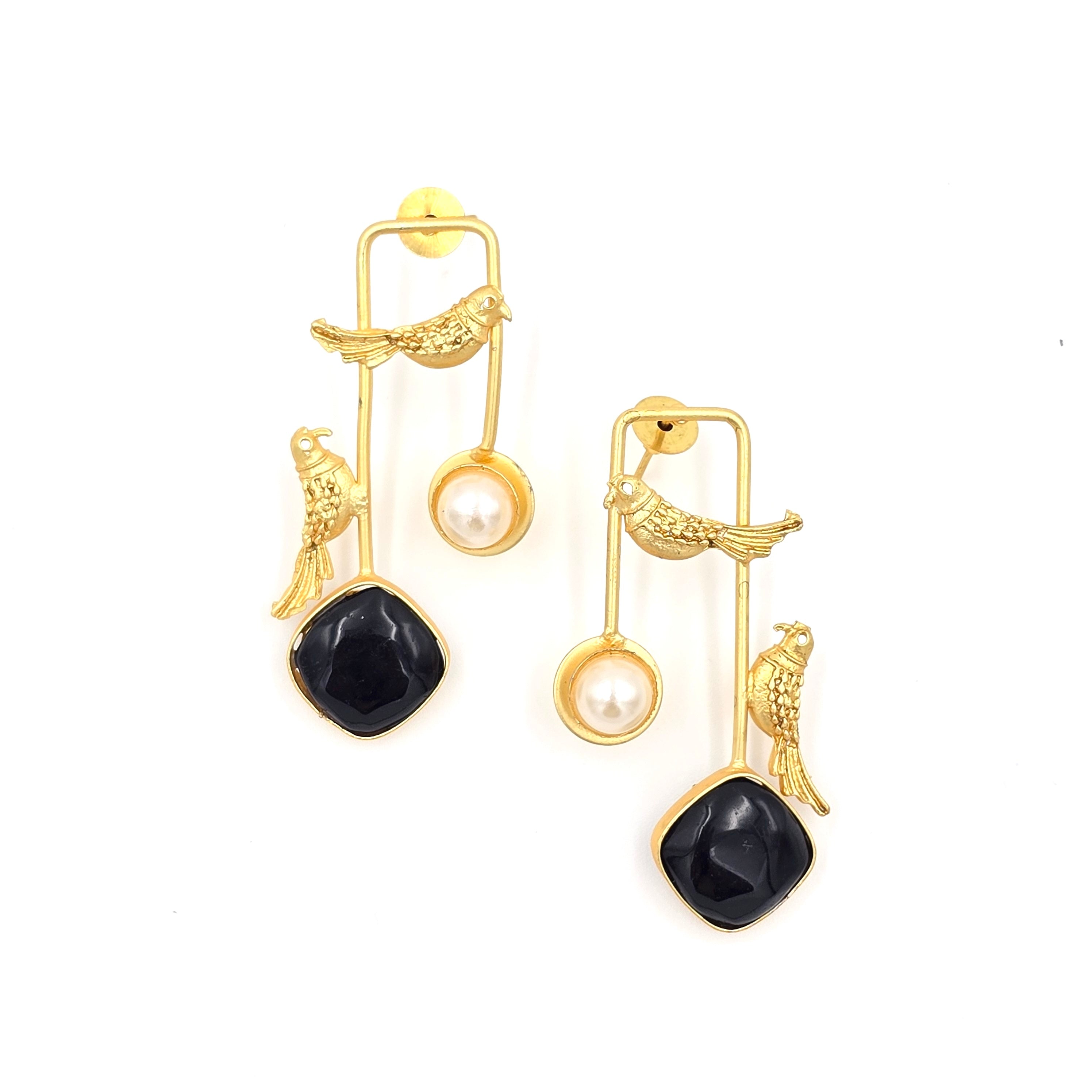 Statement Danglers with Bird