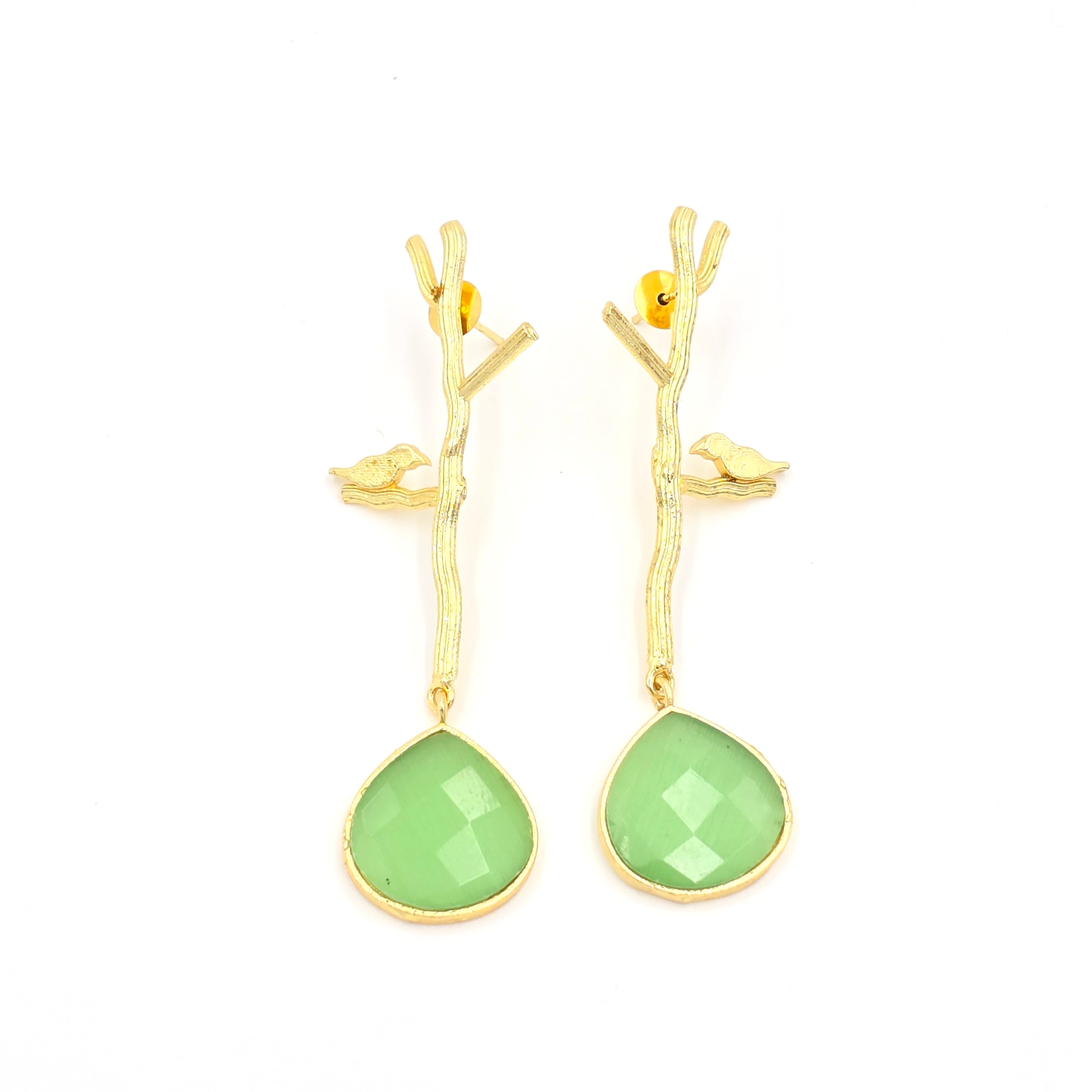 Bird on Tree Danglers