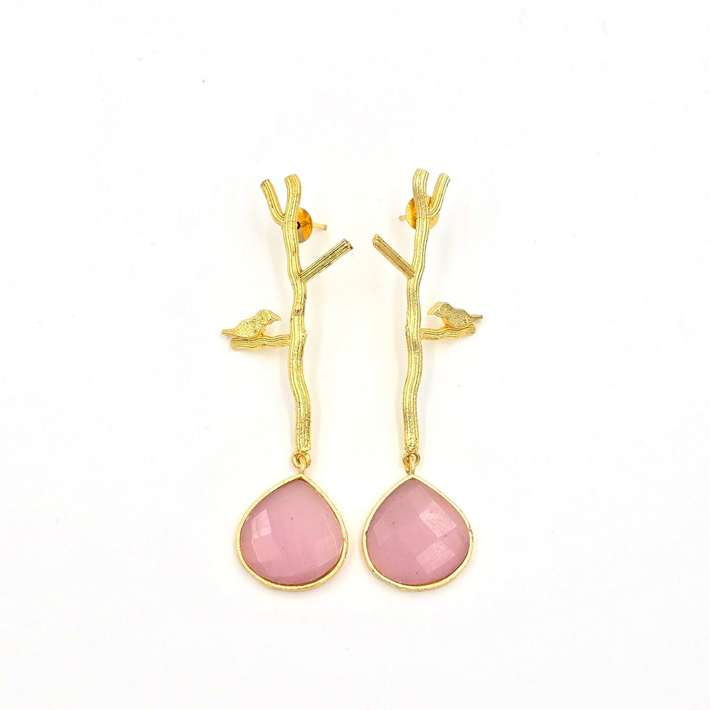 Bird on Tree Danglers