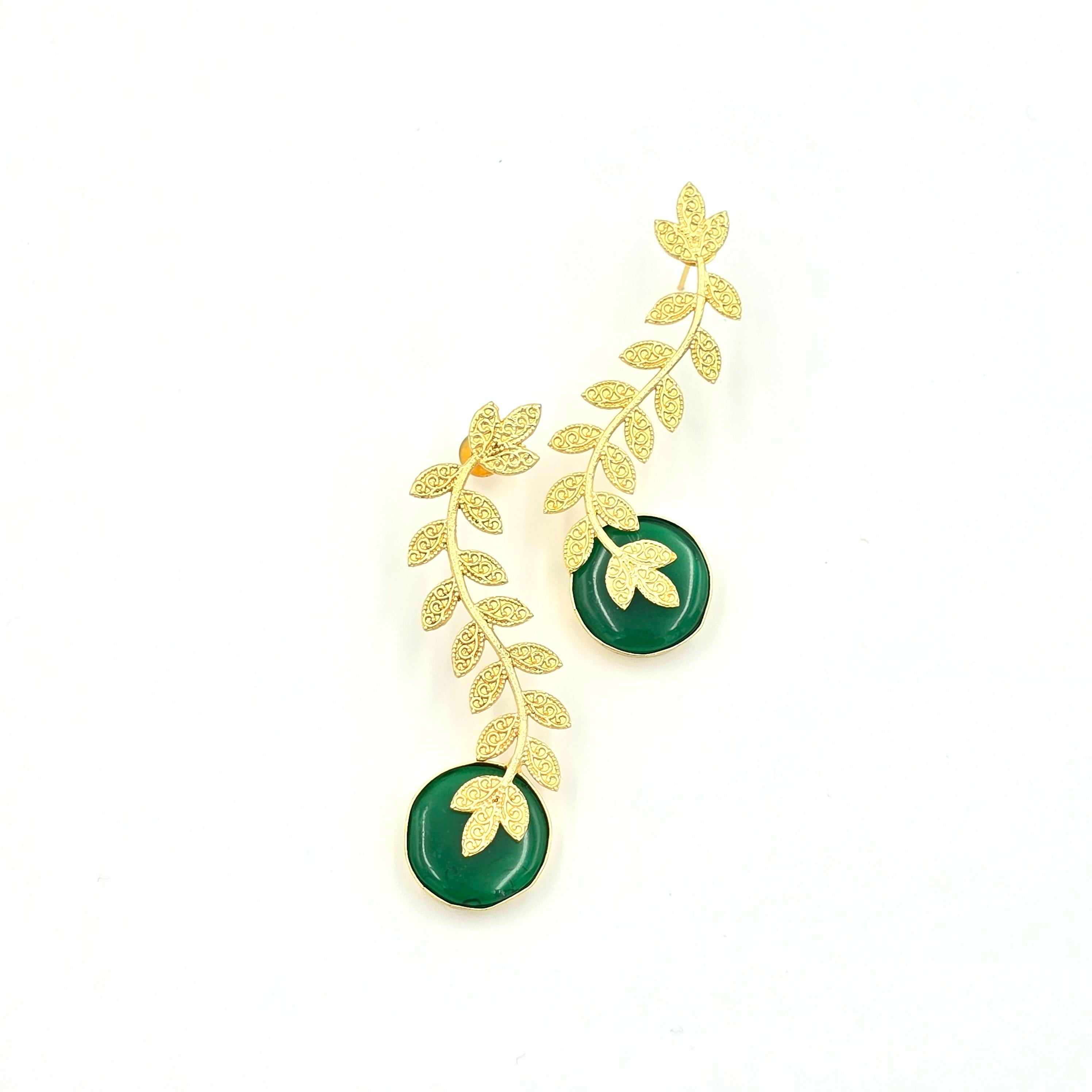 Twirl Leaves Danglers