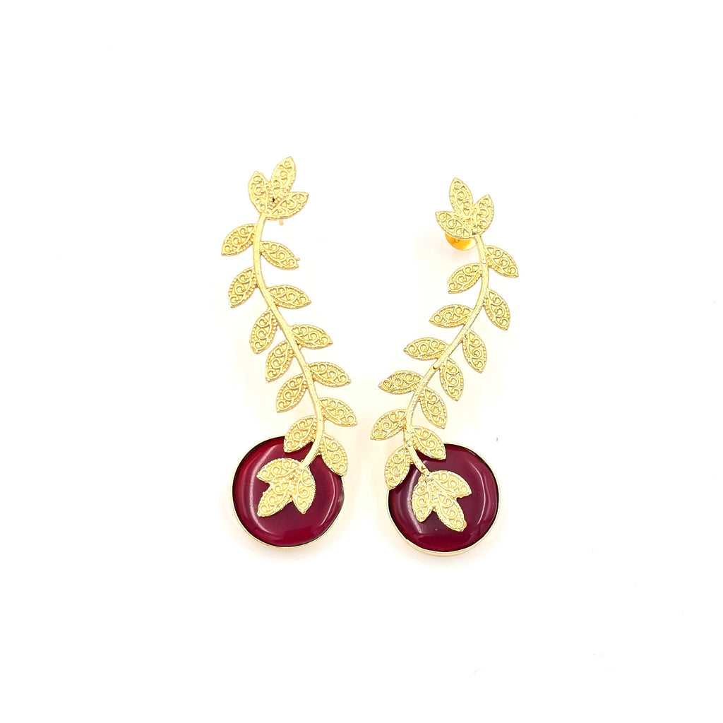 Twirl Leaves Danglers