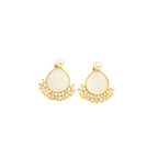 Drop Studs With Pearls