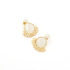 Drop Studs With Pearls