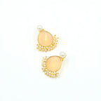 Drop Studs With Pearls