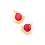 Drop Studs With Pearls