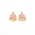 Drop Studs With Pearls