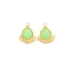 Drop Studs With Pearls