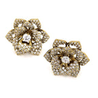 Floral Diamond Studs