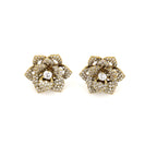 Floral Diamond Studs
