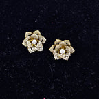 Floral Diamond Studs