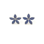 Sapphire Bloom Studs