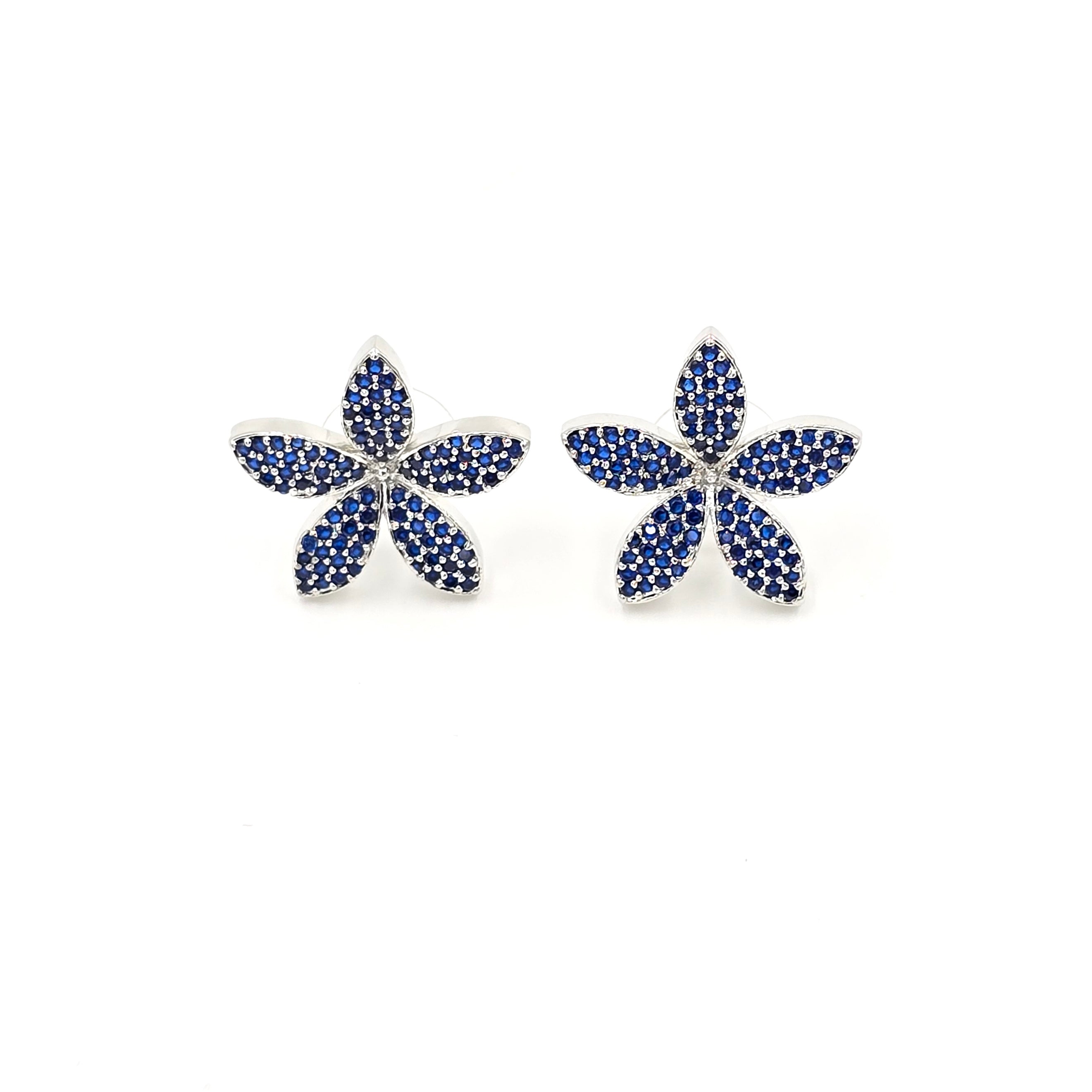 Sapphire Bloom Studs