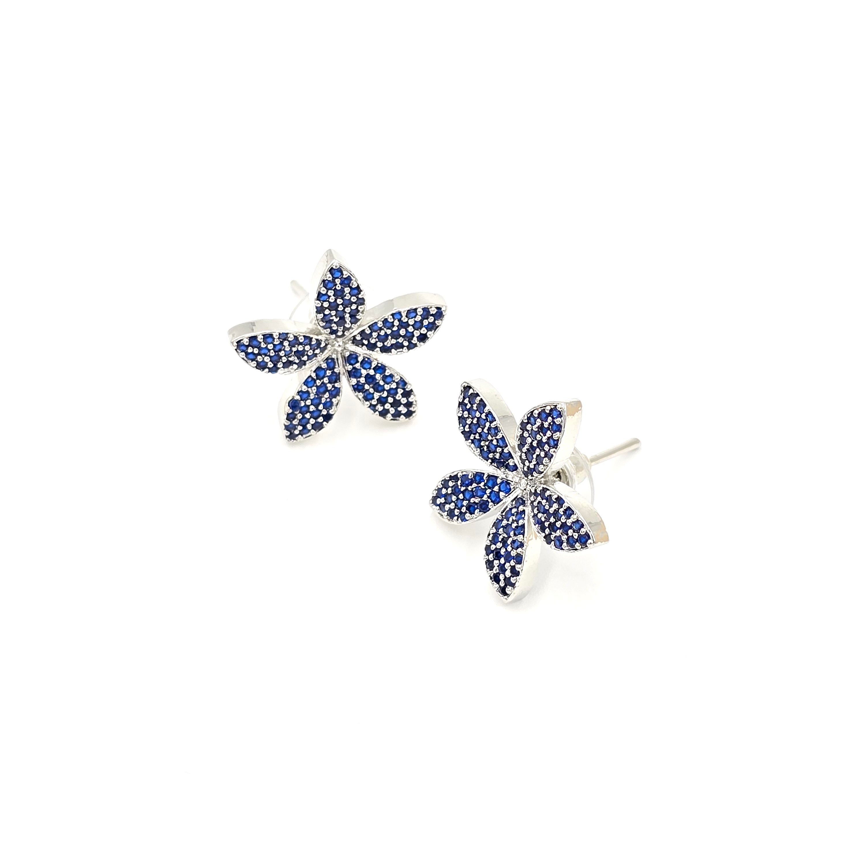 Sapphire Bloom Studs