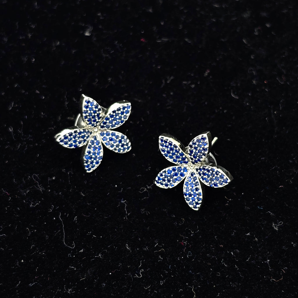 Sapphire Bloom Studs