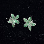Emerald Bloom Studs