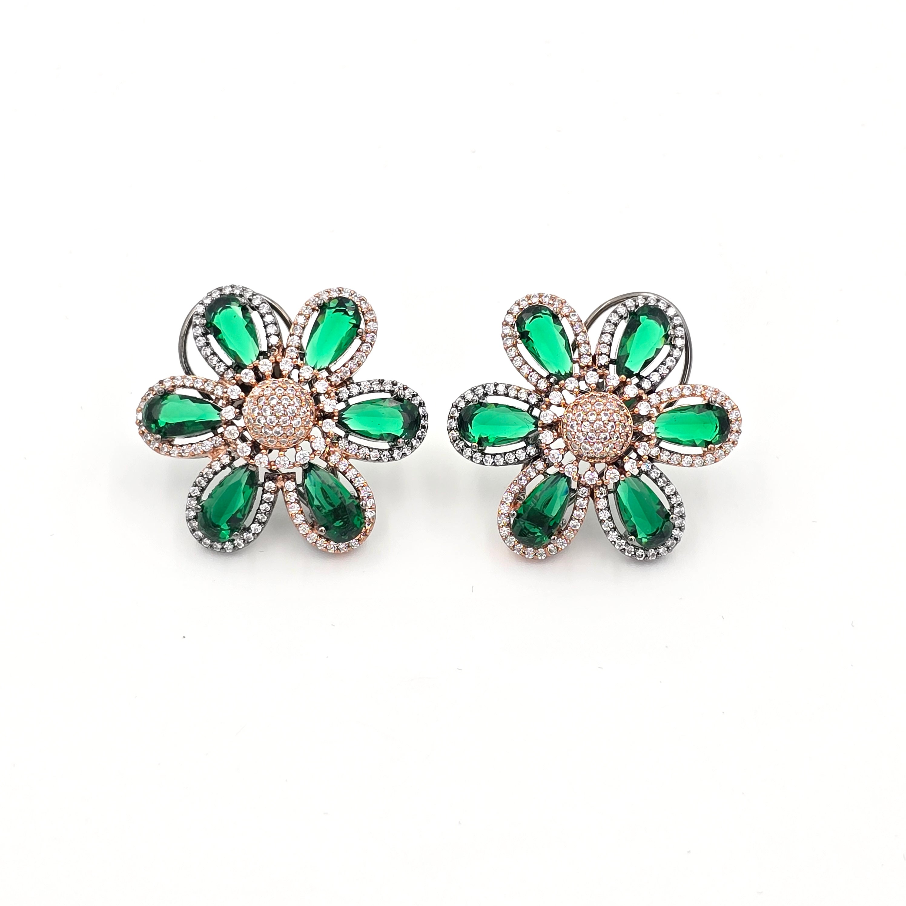 Glimmer Floral Studs