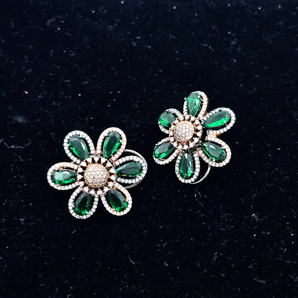 Glimmer Floral Studs