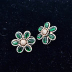 Glimmer Floral Studs