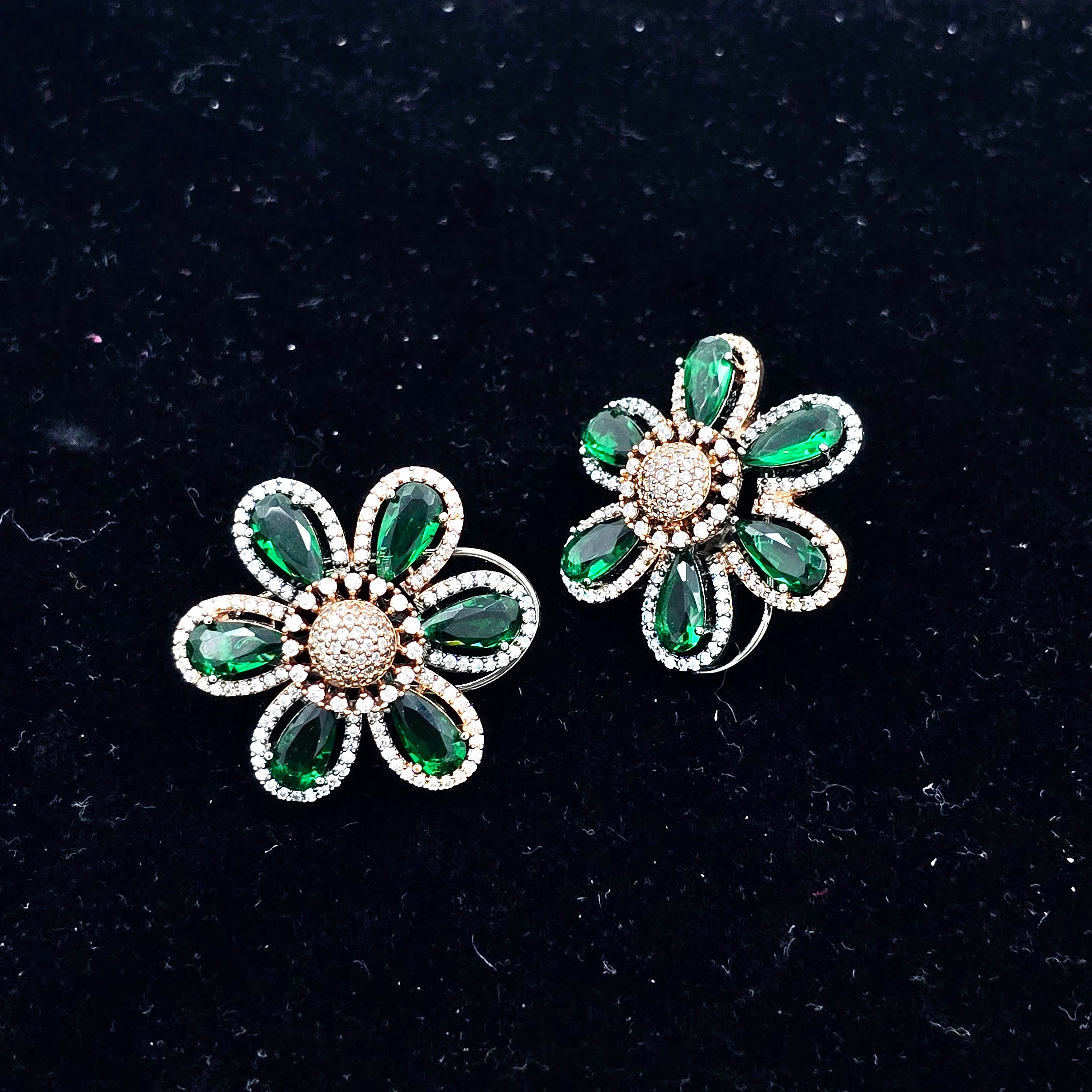 Glimmer Floral Studs