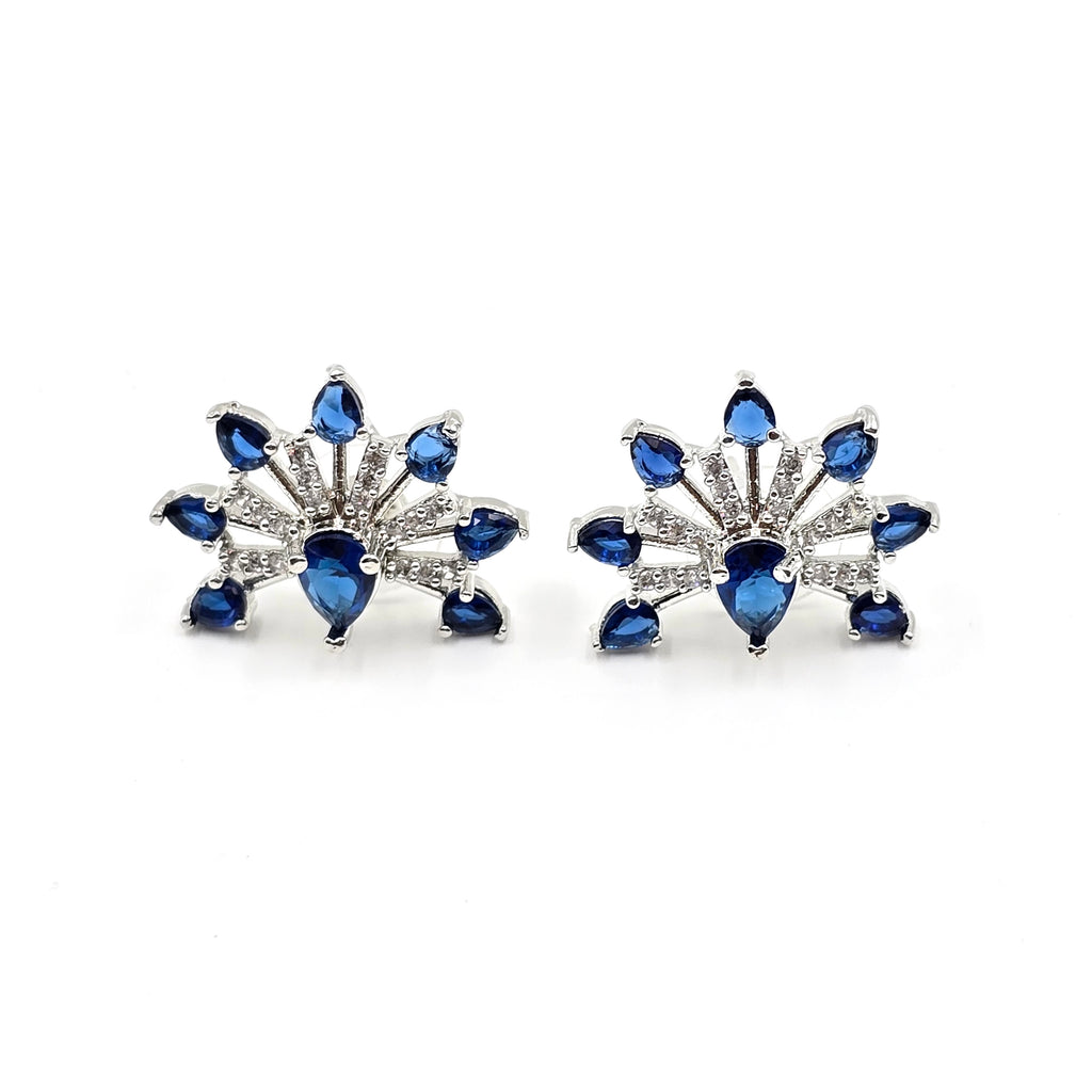 Blue Aura Studs