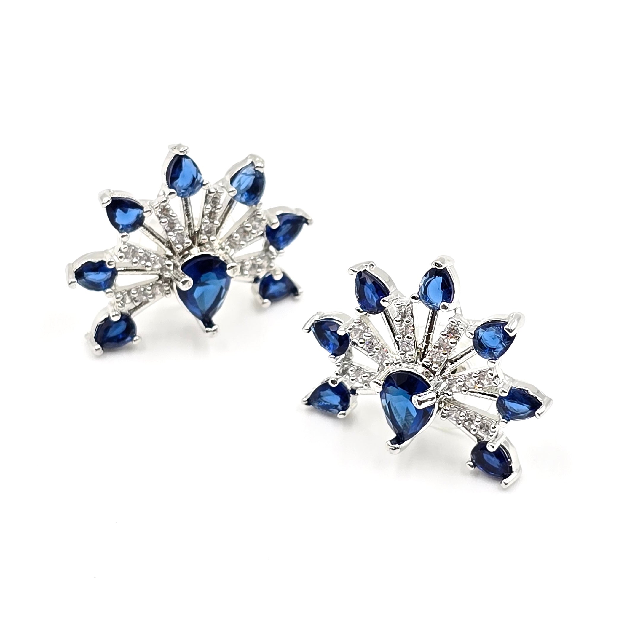 Blue Aura Studs