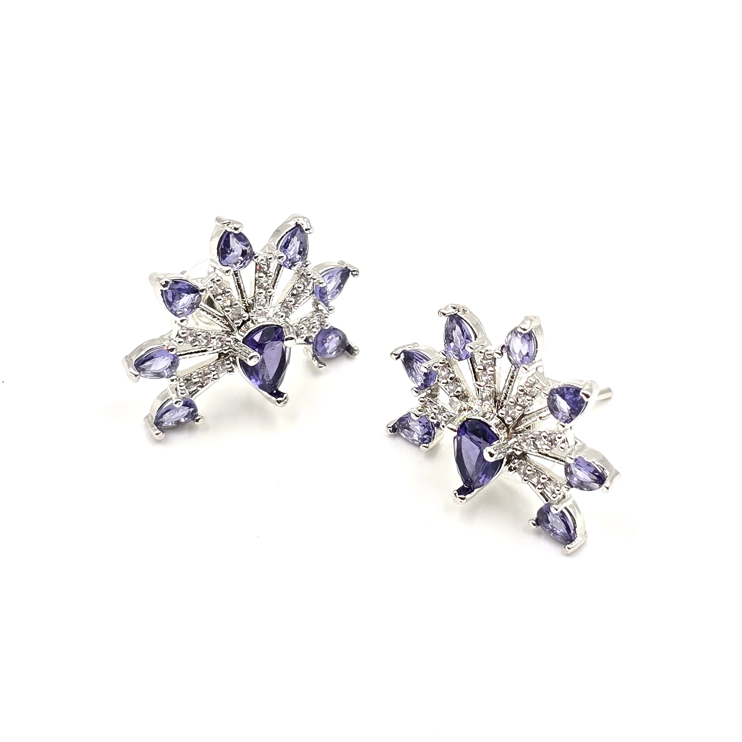Lilac Aura Studs