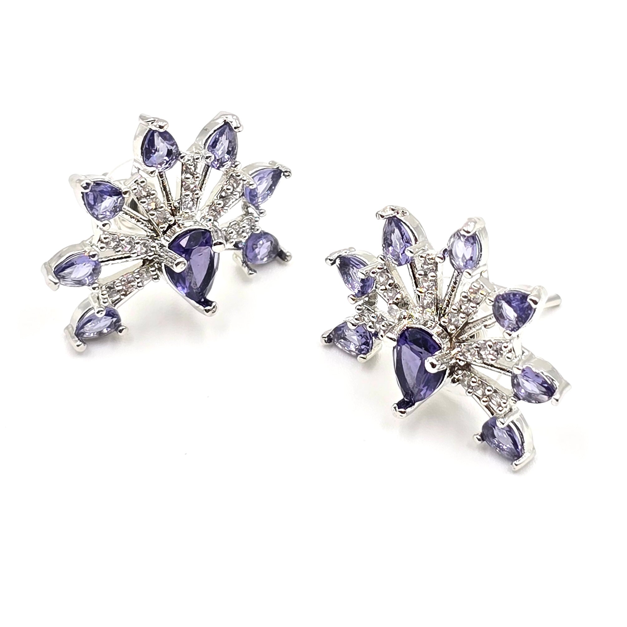 Lilac Aura Studs