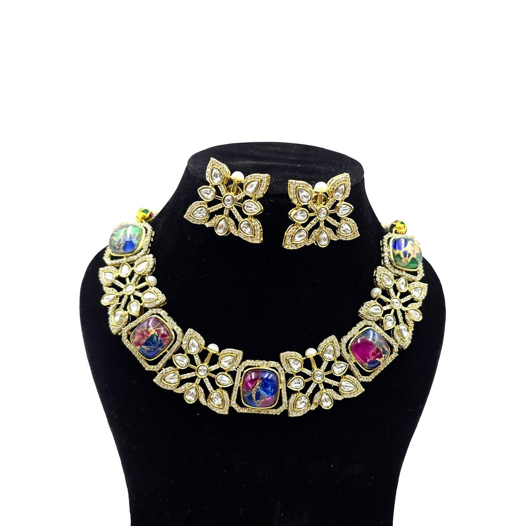 Regal Necklace Set - Multicolor