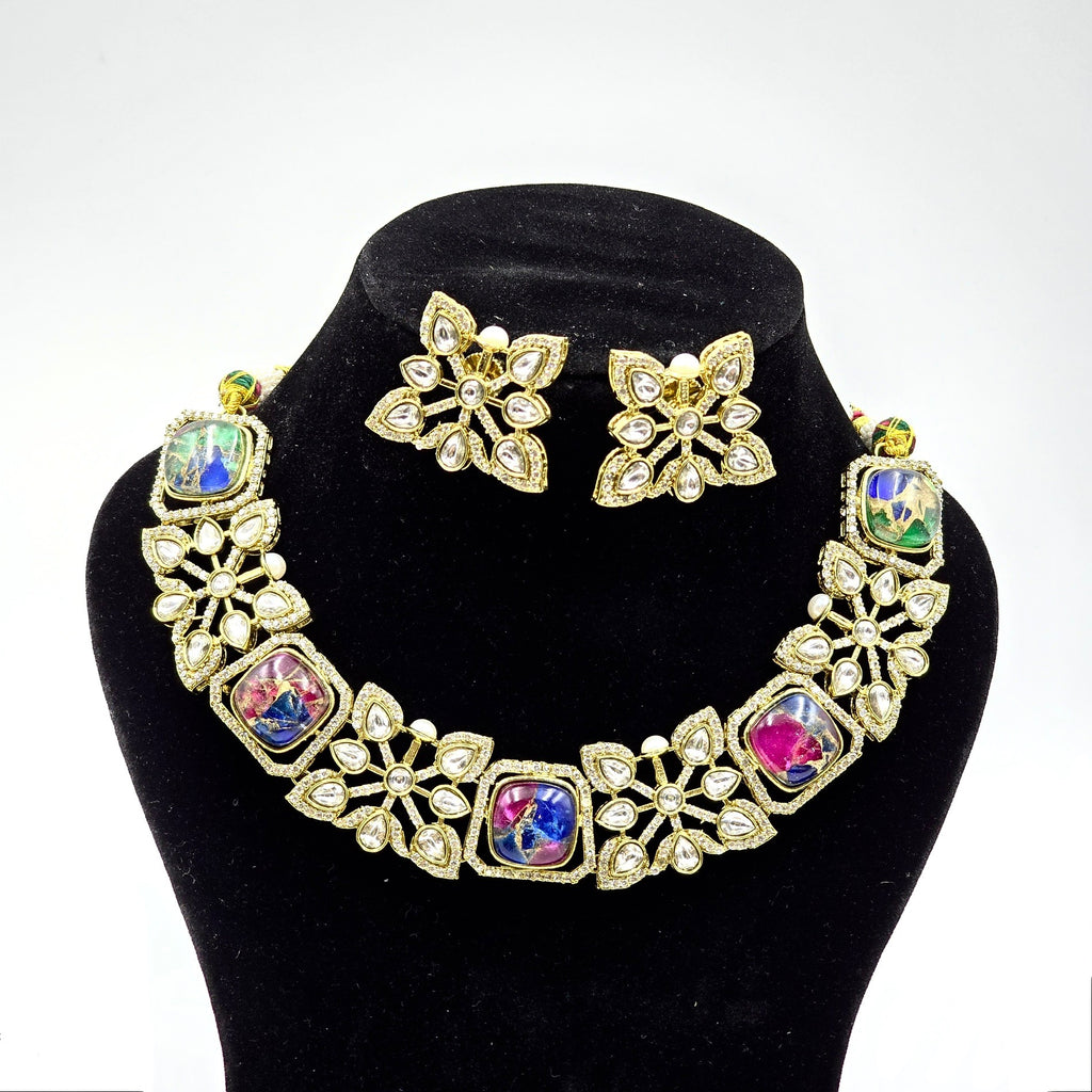 Regal Necklace Set - Multicolor