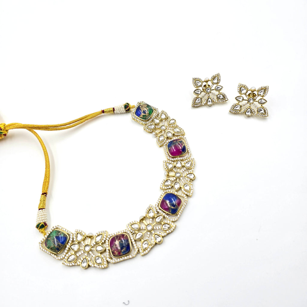 Regal Necklace Set - Multicolor