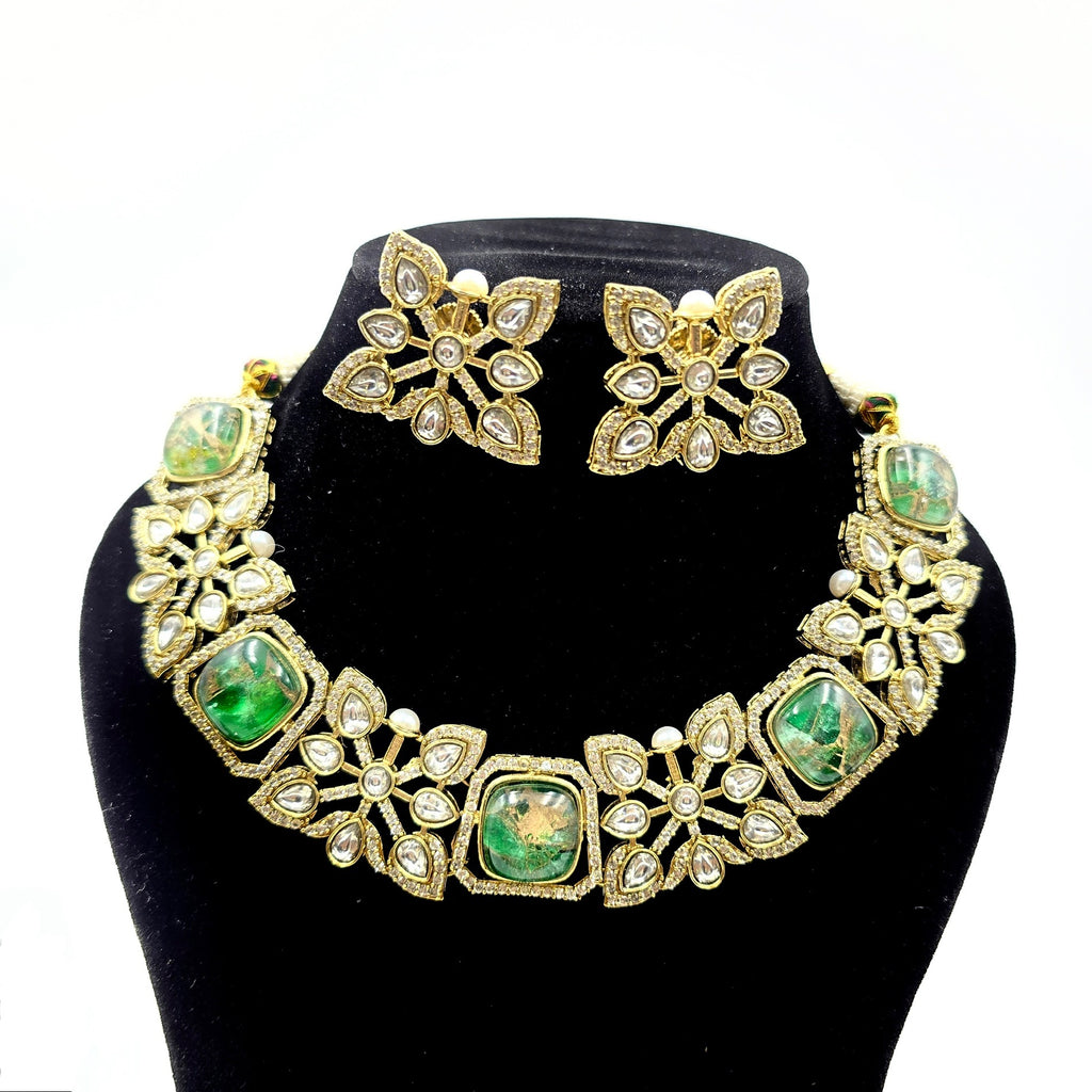 Regal Necklace Set - Green