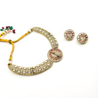 Mayura Hasli Set -Red