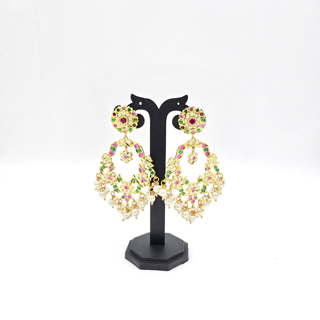 Dharohar Jadau Chandbalis