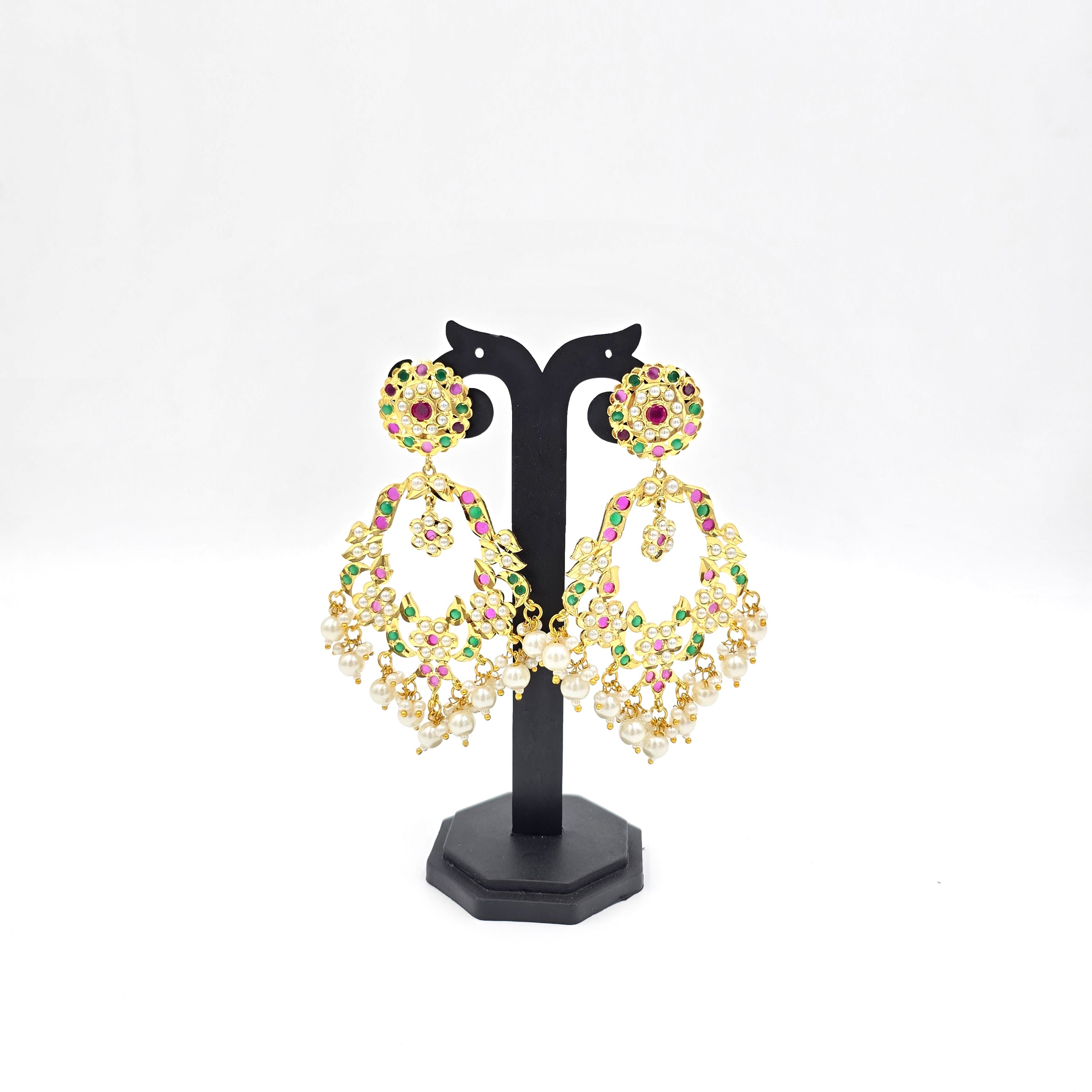 Dharohar Jadau Chandbalis