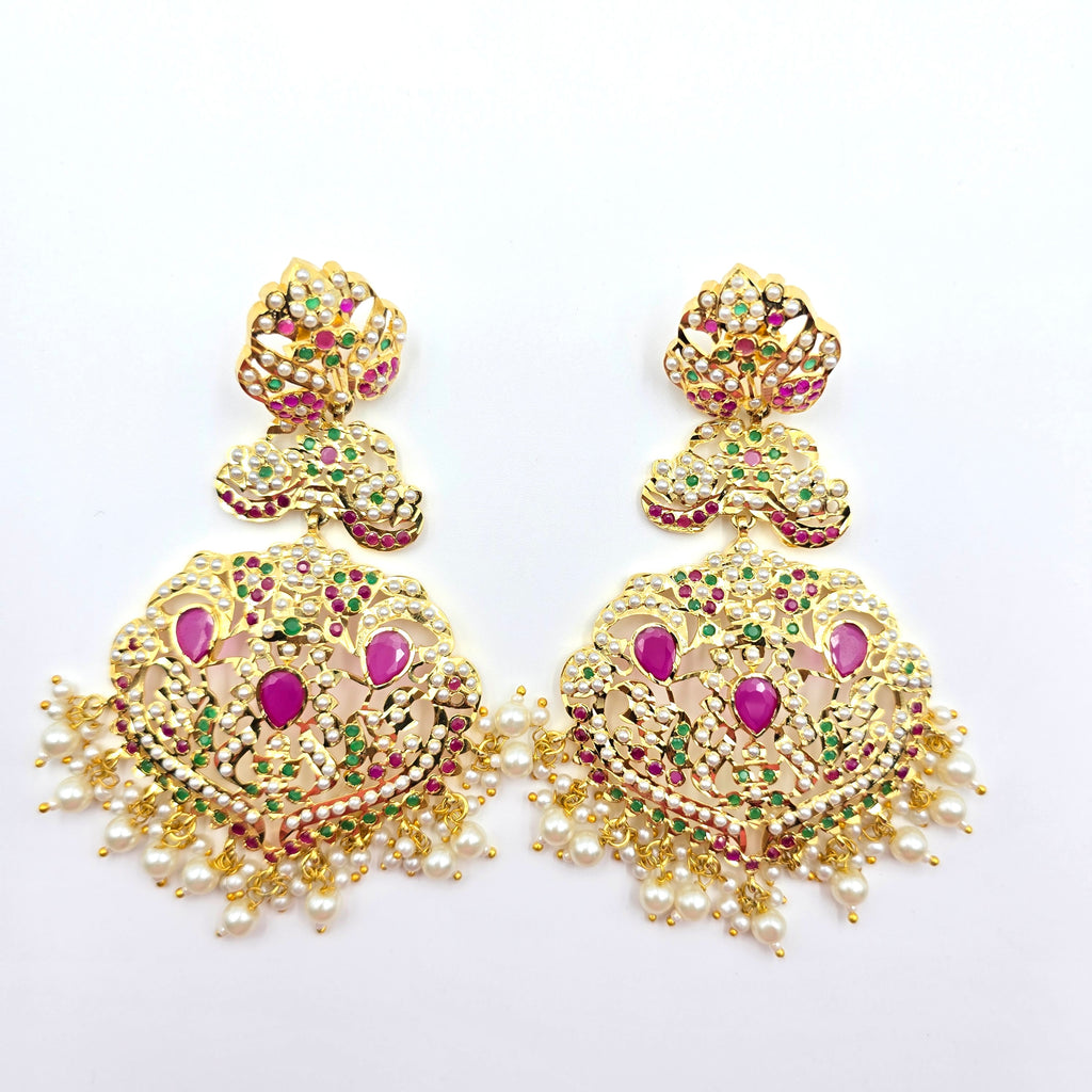 Rajwadi Jadau Chandbalis