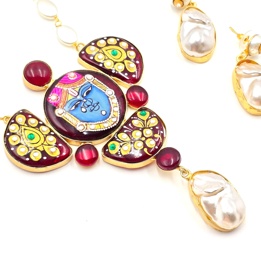 Shrinath Ji Necklace Set
